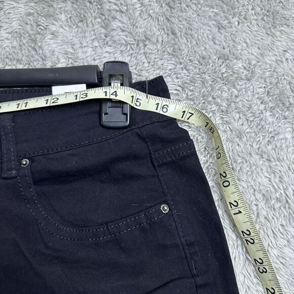 Vintage Pants 70s Bell Bottom Jeans Black Size L Flare Everdesign Retro - Picture 3 of 14